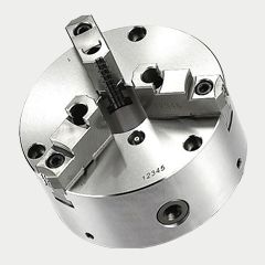 臺灣千島可調式強力型三爪鋼殼手動卡盤3DAKT系列