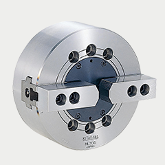 日本北川二爪中實長行程動力卡盤NLT系列