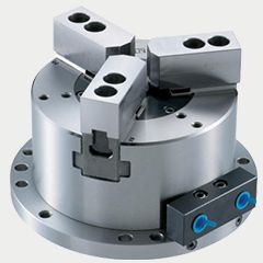 日本北川三爪內藏式氣動卡盤AS系列